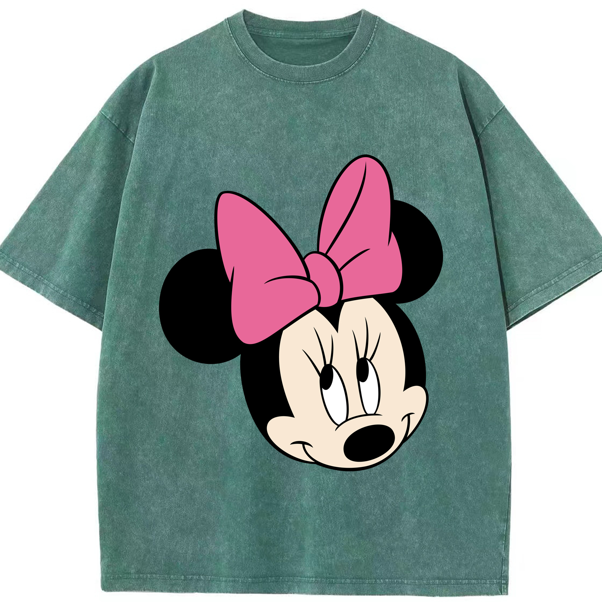 （画像用） ミッキーマウス Mickey Mouse 綿100% ヴィンテージ風 半袖Tシャツ（フロントプリント）